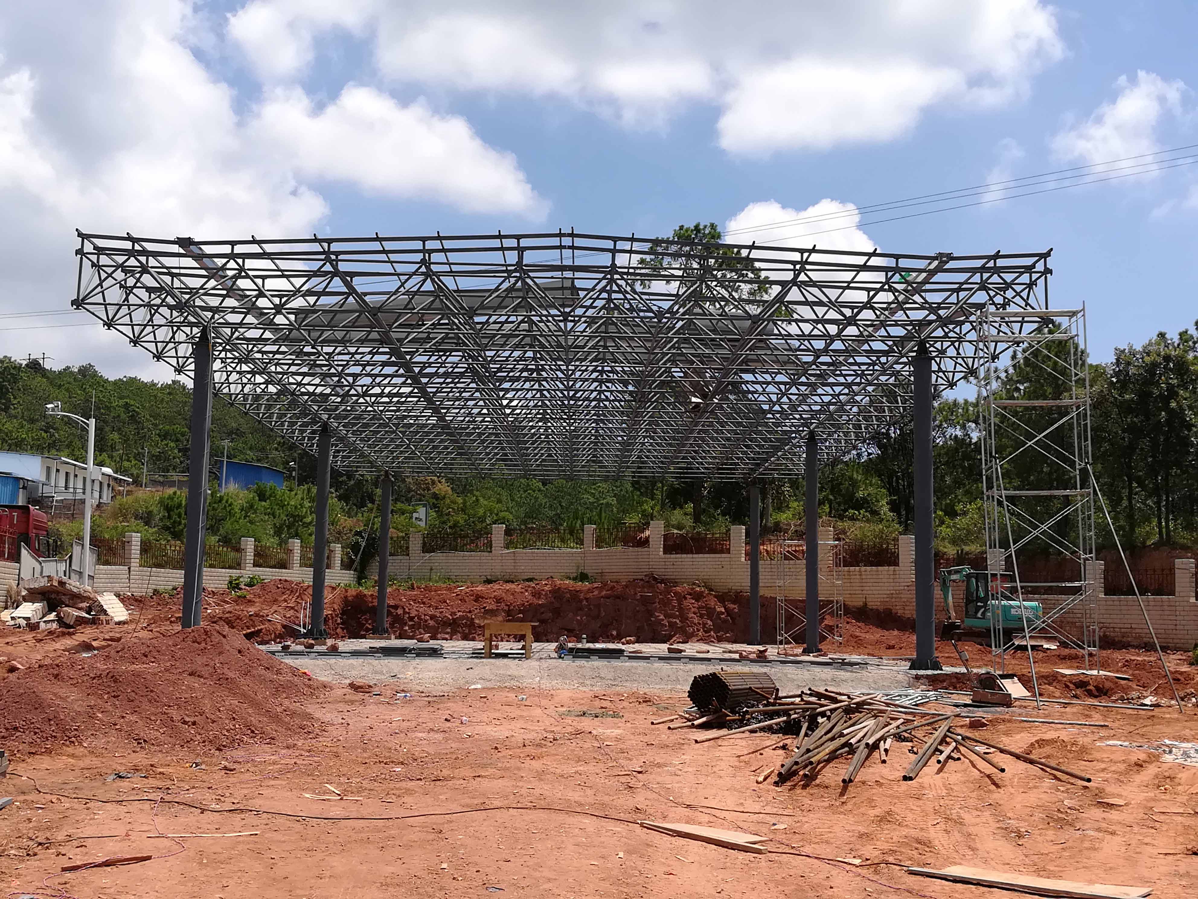 濉溪加油站网架屋面