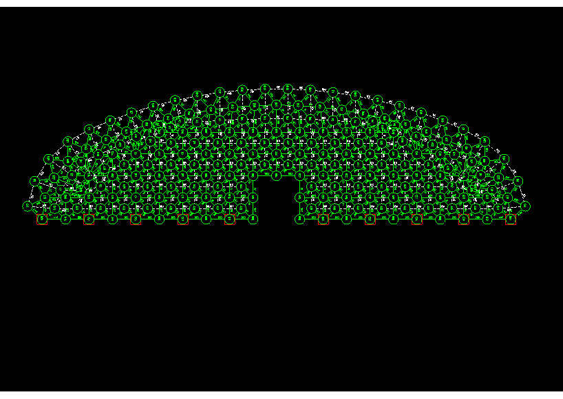 濉溪锡林浩特91跨，1000米长干煤棚网架设计